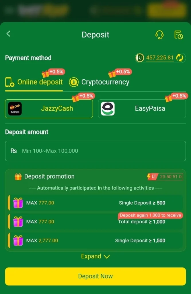 Bet939 Deposit
